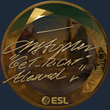Sticker | GeT_RiGhT (Gold) | Katowice 2019